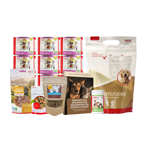 Hund Hundefutter Nassfutter Futterumstellungs-Paket 200g 1 Produktmix zum Futterwechsel -1- Anifit
