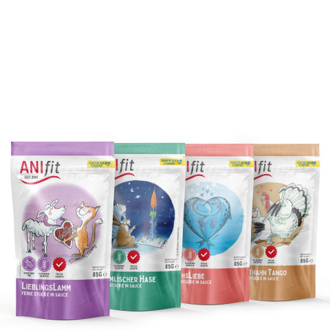 Katze Nassfutter Kitten Futter-Paket 200g 1 Paket mit verschiedenen Sorten für Kitten -4- Anifit